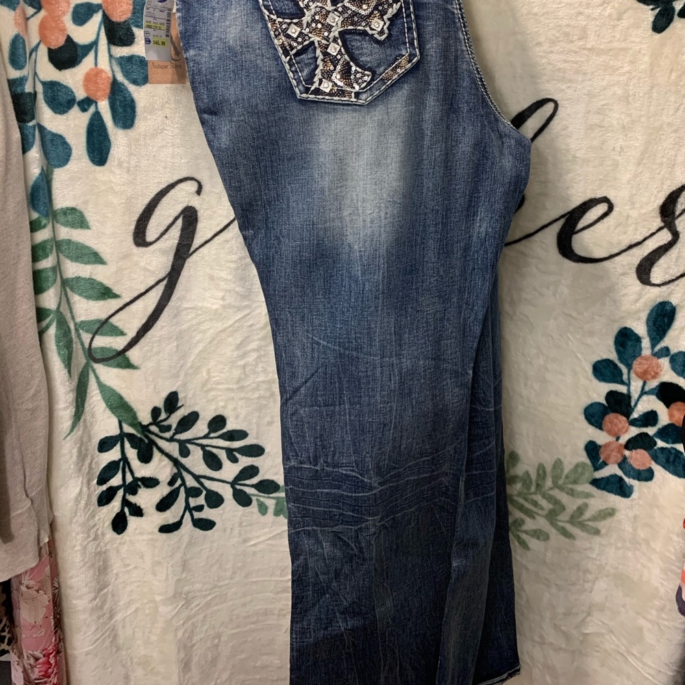 Plus Size Antique Rivet Jeans